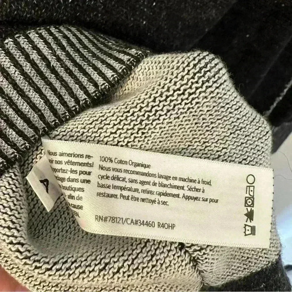 Eileen Fisher - Organic Cotton Funnel Neck Zip Up - Picture 6 of 6